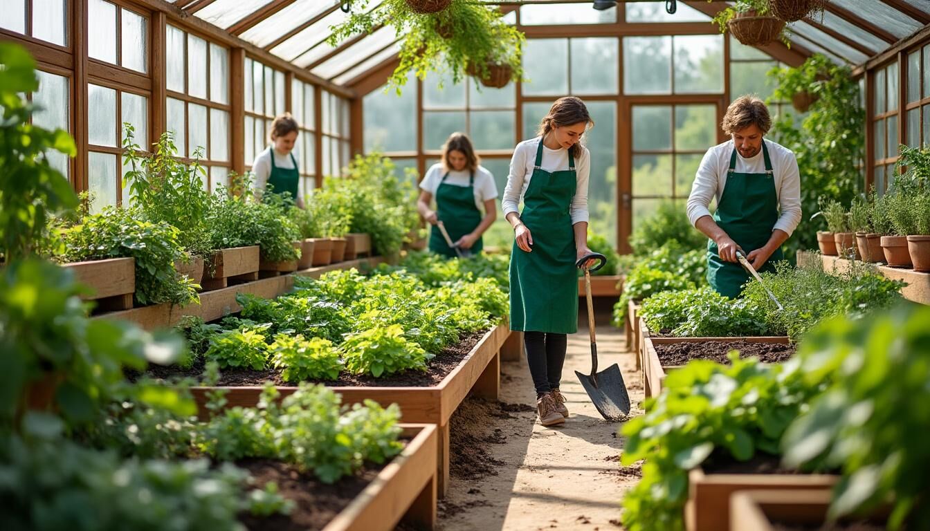 Découvrez comment créer et entretenir un potager en serre grâce à notre guide pratique. Apprenez les meilleures techniques de culture, les plantes adaptées et les astuces pour réussir votre jardin tout au long de l'année.